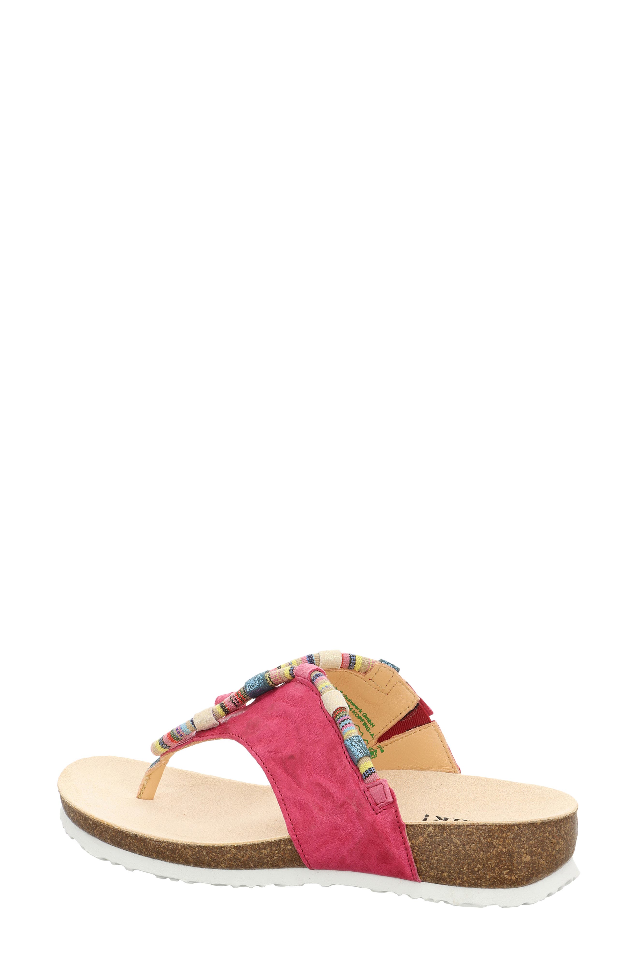 Julia Rope Flip Flop, Alternate, color, FUSHIA COMBO