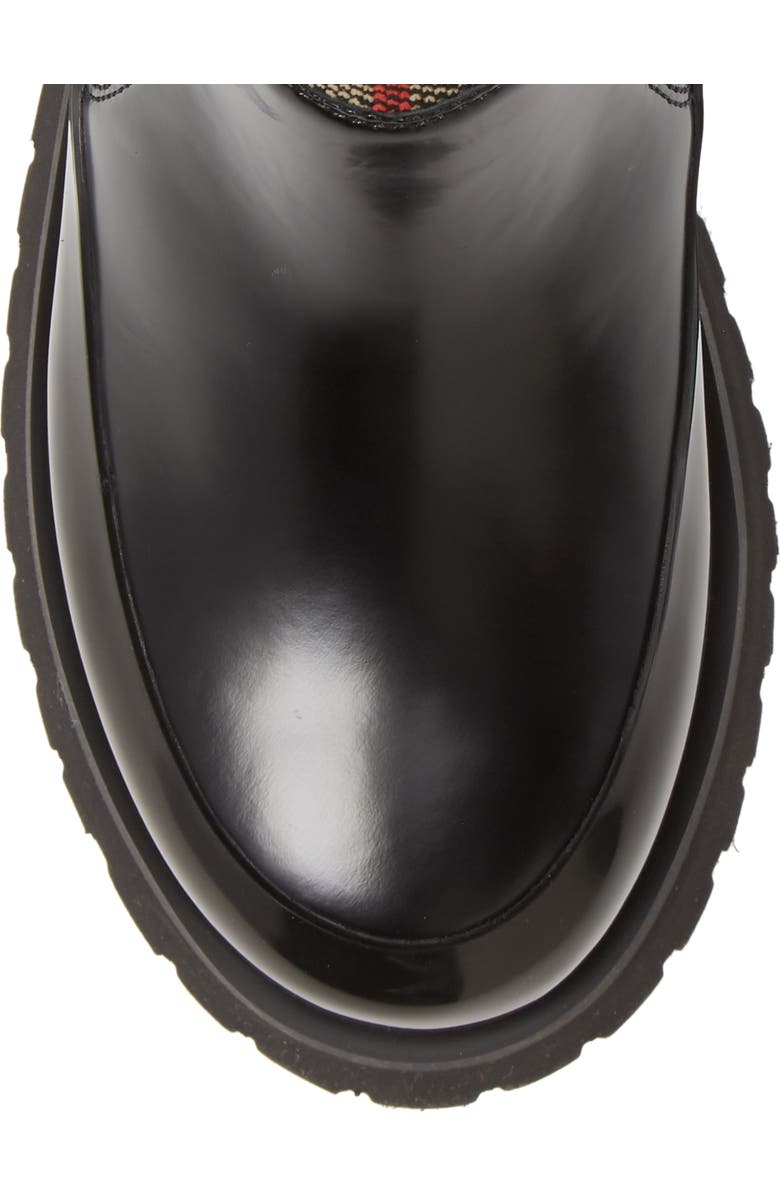 Burberry Sock Knit Chelsea Boot, Alternate, color,