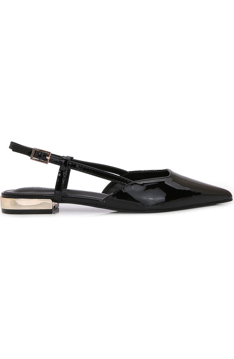 BERNESS Cass Pointed Toe Flat, Alternate, color, Black