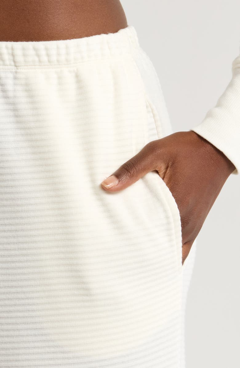 Honeydew Sundown Cotton Blend Joggers, Alternate, color, Ivory