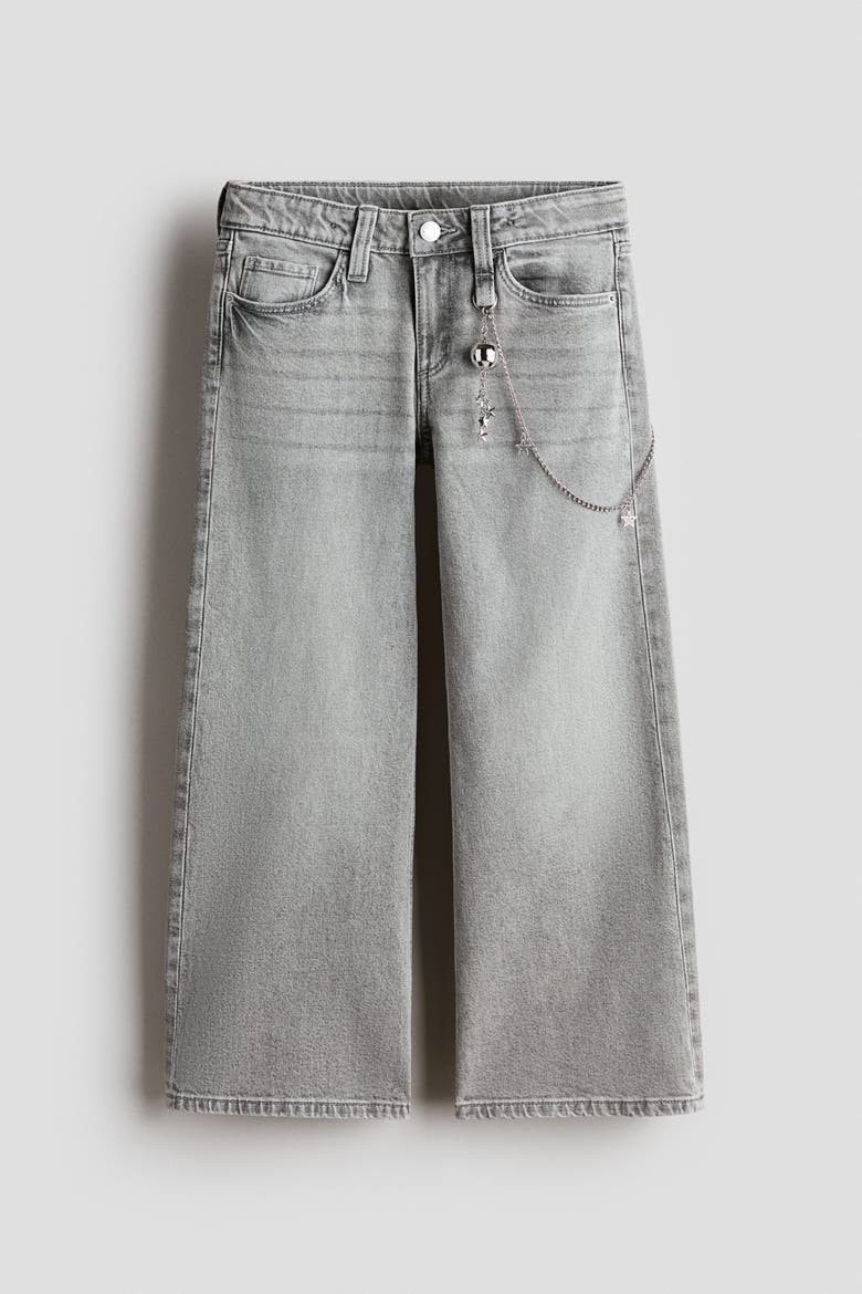 Baggy Fit Bootcut Leg Jeans, Main, color, Light gray