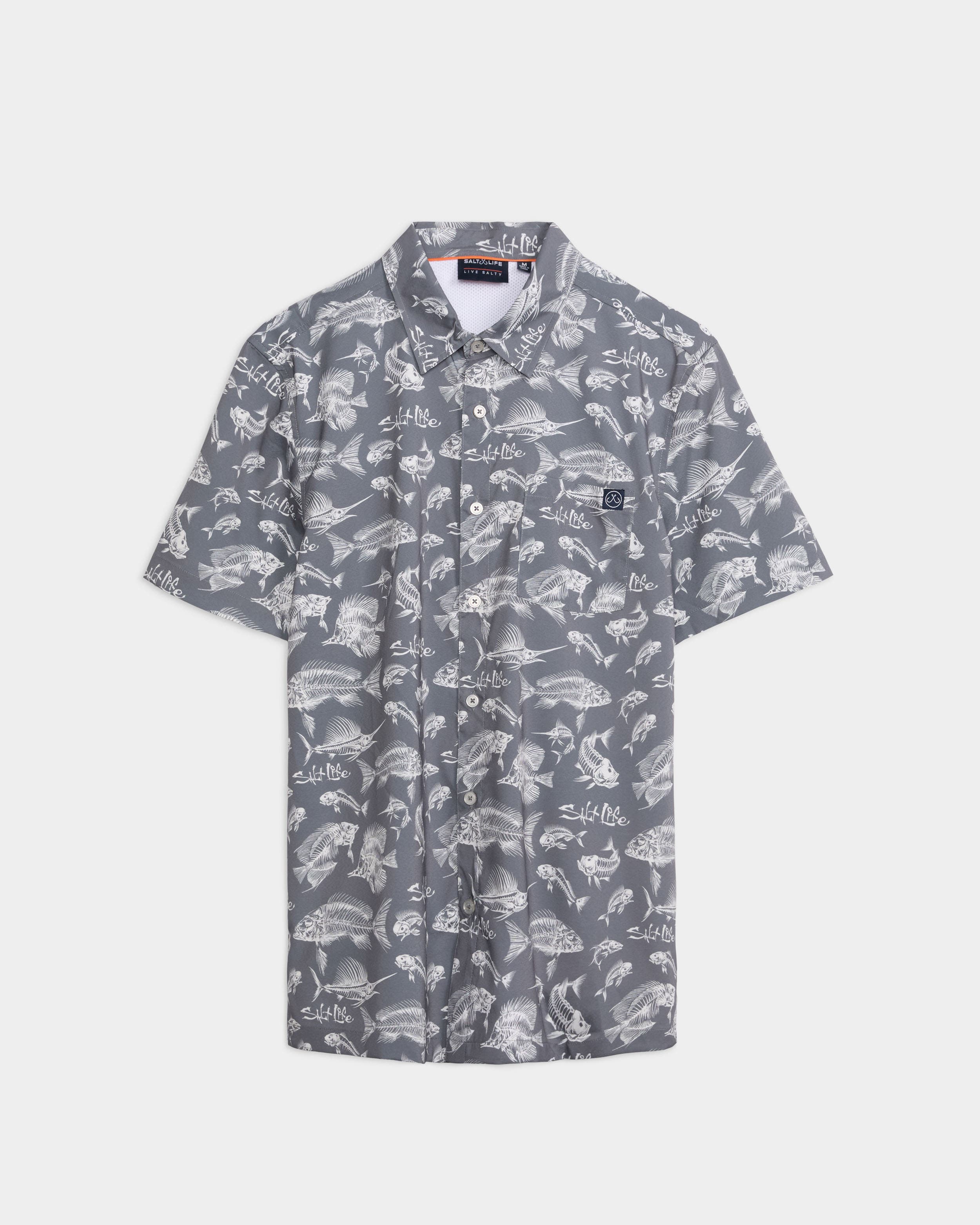Fish N Bones 2.0 Performance Woven Shirt