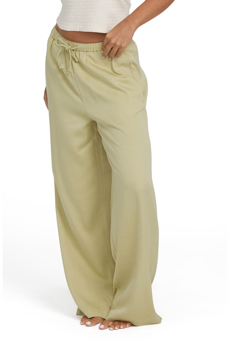 Wanderer Drawstring Wide Leg Pants, Alternate, color, CACTUS