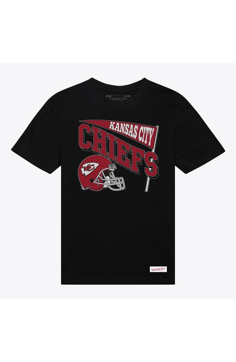 Mitchell & Ness Women's Mitchell & Ness  Black Kansas City Chiefs Team Dynamic Boyfriend T-Shirt, Alternate, color, Black