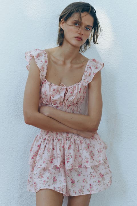 Smocked-waist dress