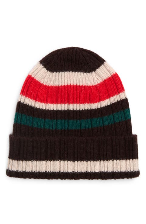 Stripe Geelongora Beanie