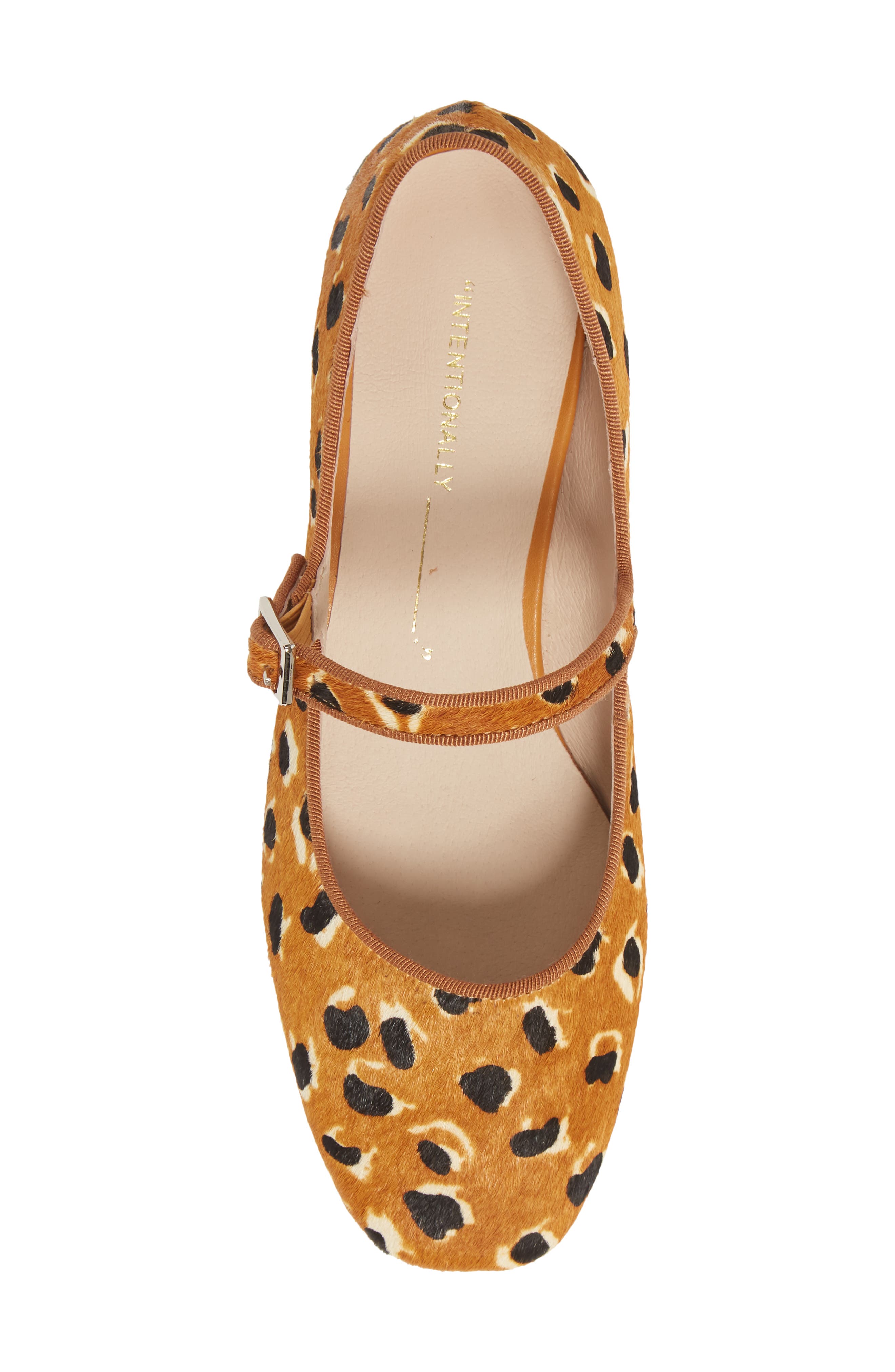 INTENTIONALLY BLANK Kemp Genuine Calf Hair Mary Jane Flat, Alternate, color, 