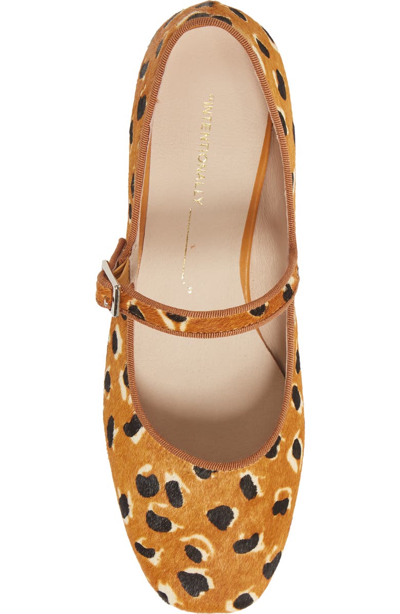 INTENTIONALLY BLANK Kemp Genuine Calf Hair Mary Jane Flat, Alternate, color,