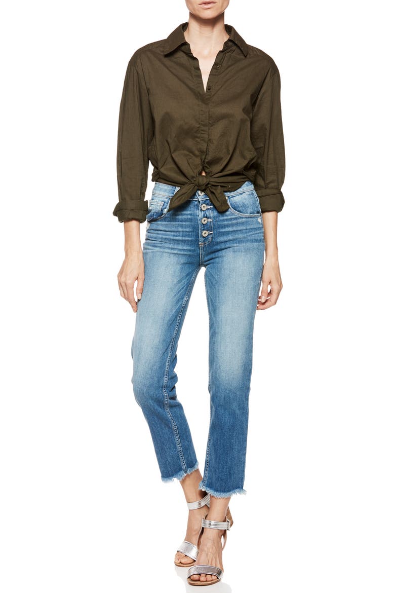 Sarah High Waist Straight Leg Jeans, Alternate, color, VENICE