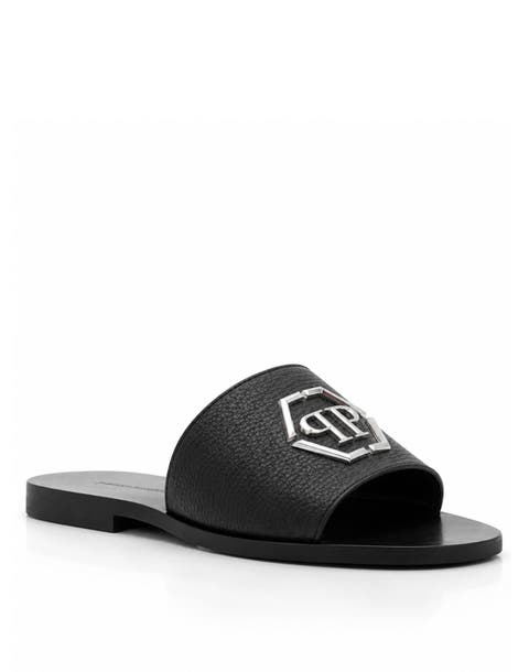 Leather Sandals Big Hexagon Men