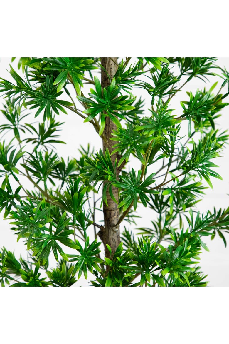 4-ft UV Artificial Podocarpus Artificial Tree, Alternate, color, Green
