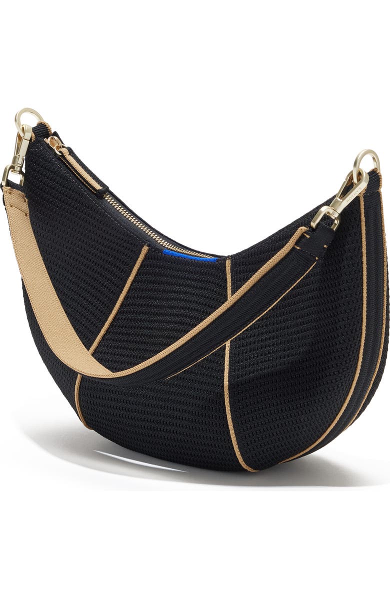 Rothy's The Crescent Bag, Alternate, color, Black