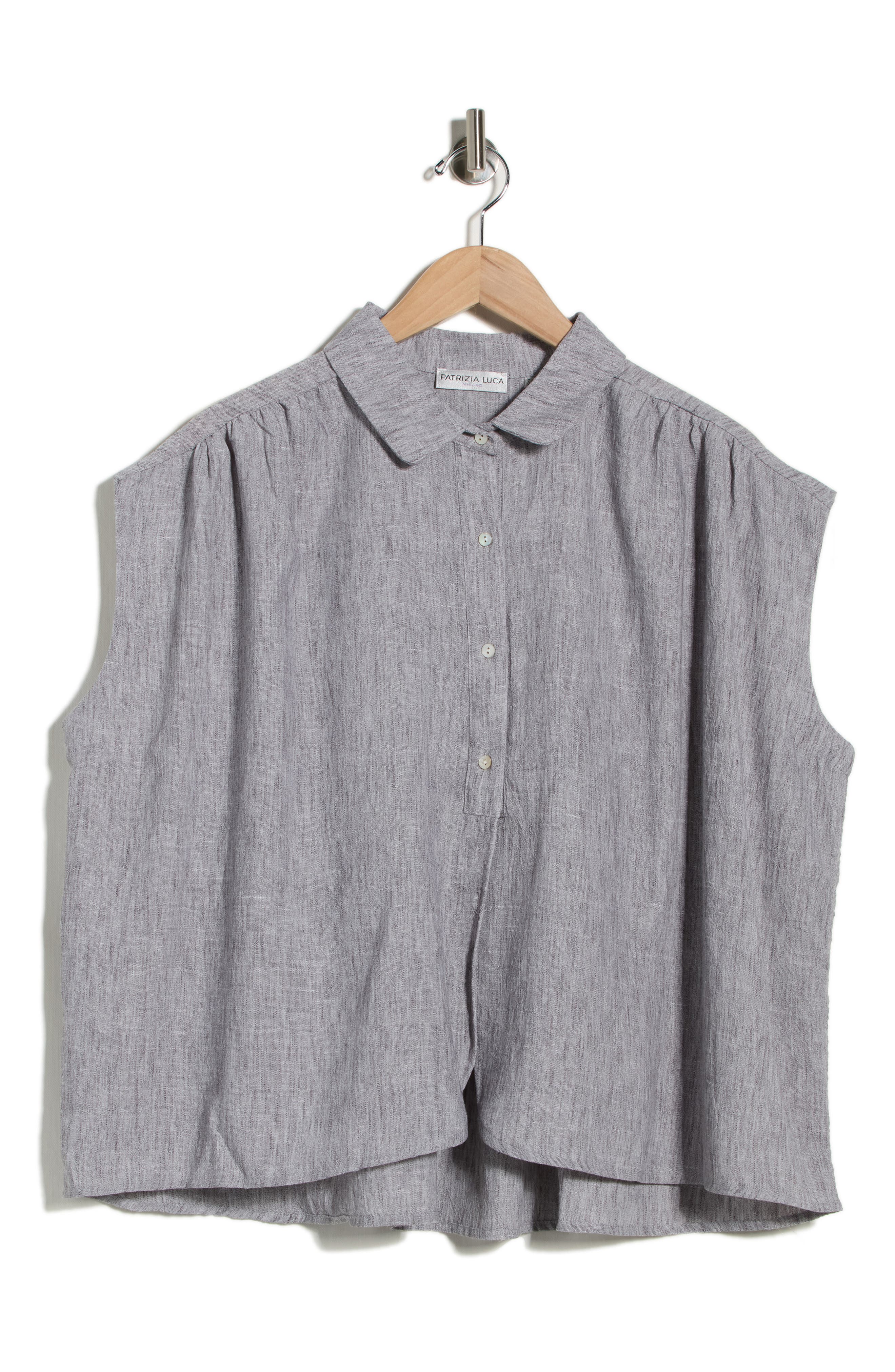 PATRIZIA LUCA Pleated Back Top