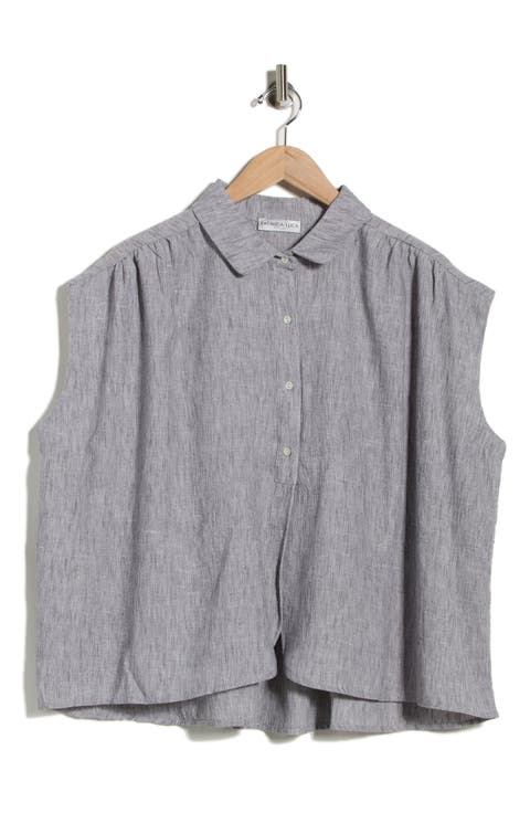 Pleated Back Top