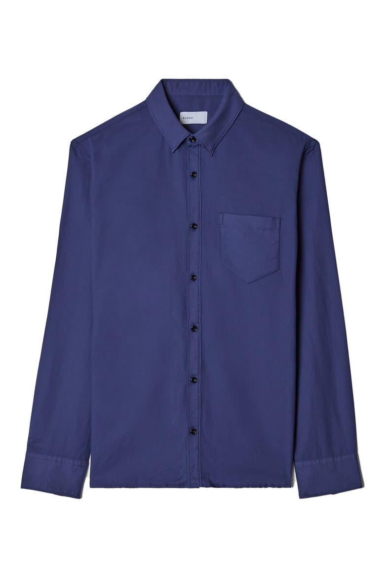 Cori Woven Top, Alternate, color, BLUE INDIGO
