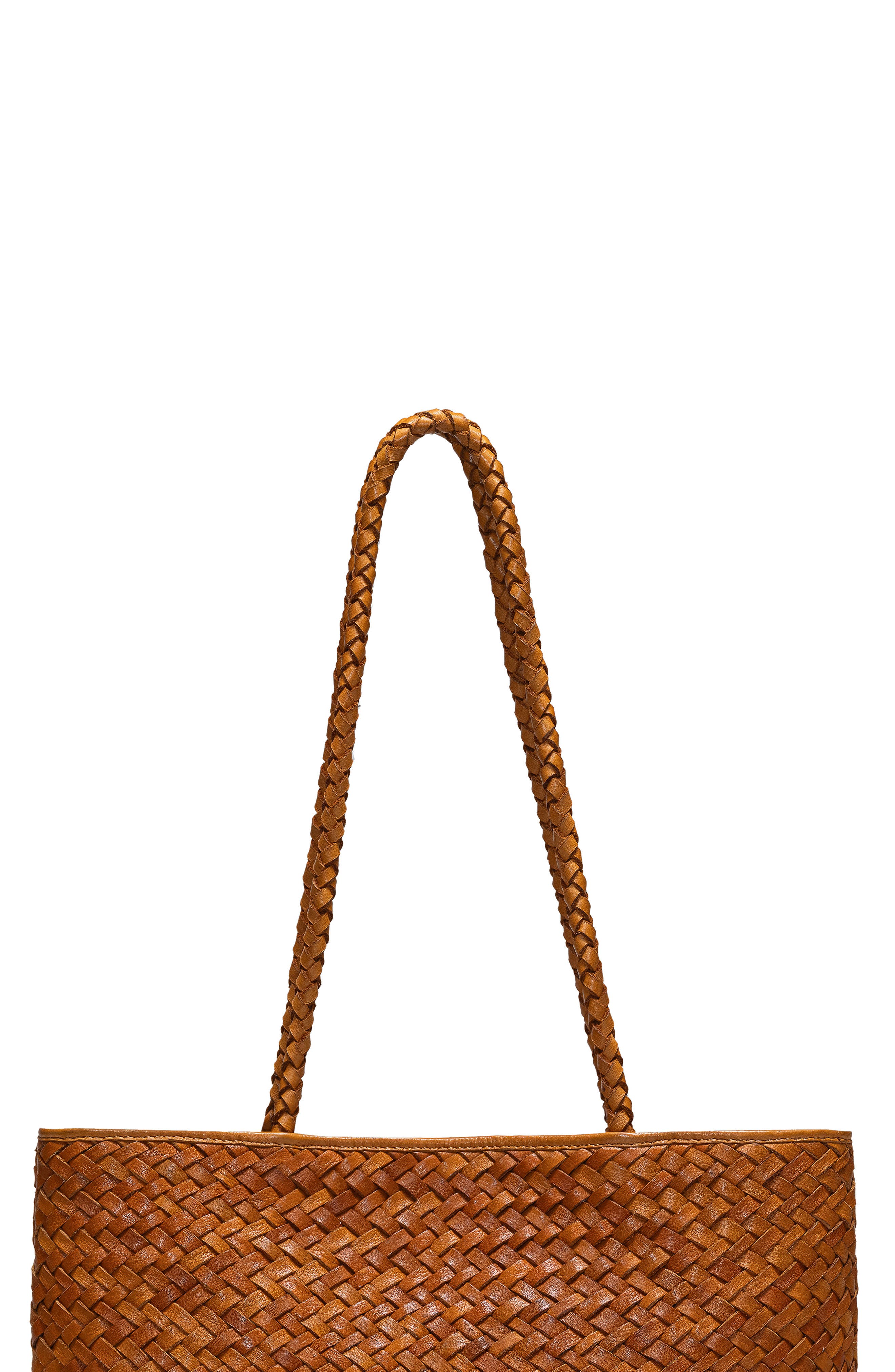Écotorie Lubbock Woven Leather Tote Bag, Alternate, color, Tan