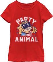 Garfield Girls Garfield Cat Party Animal T Shirt