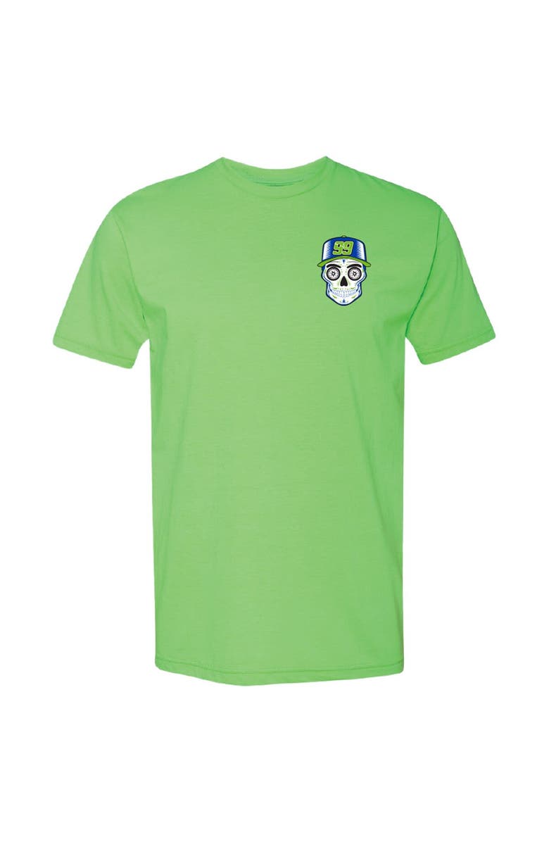 Trackhouse Racing Team Collection Men's Trackhouse Racing Team Collection  Neon Green Daniel Suarez Name & Number T-Shirt, Alternate, color, Neon Green