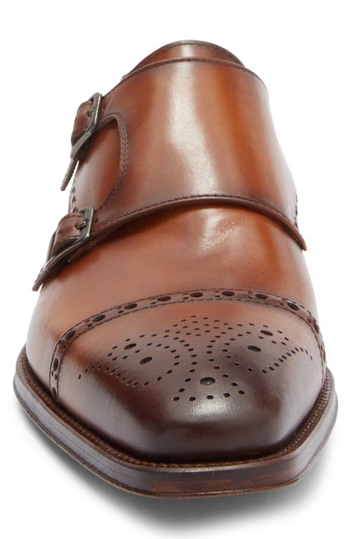 Antonio Maurizi Double Monk Strap Shoe In Brown