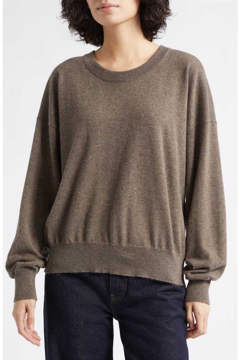 Jessie Cashmere Crewneck Sweater, Alternate, color, HEATHCOT COLOURWAY