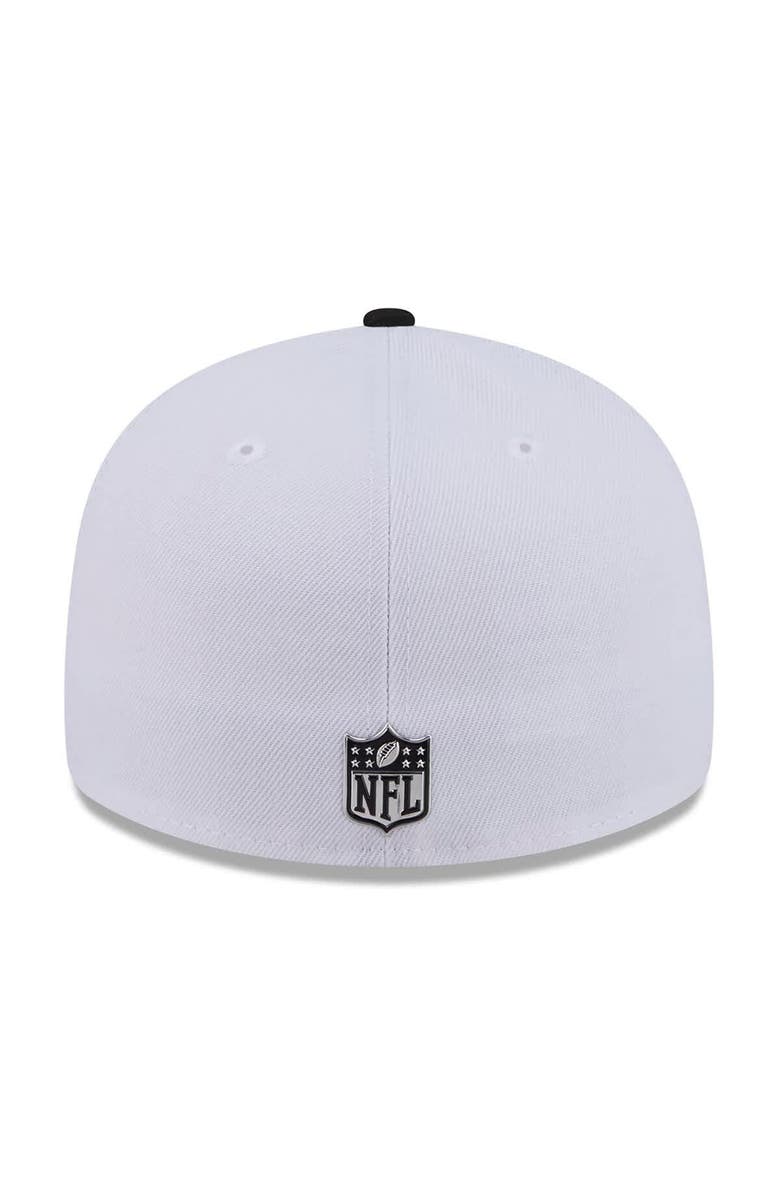 New Era Men's New Era  White/Black New England Patriots 2026 NFL Draft Pre-Curved 59FIFTY Fitted Hat, Alternate, color, White