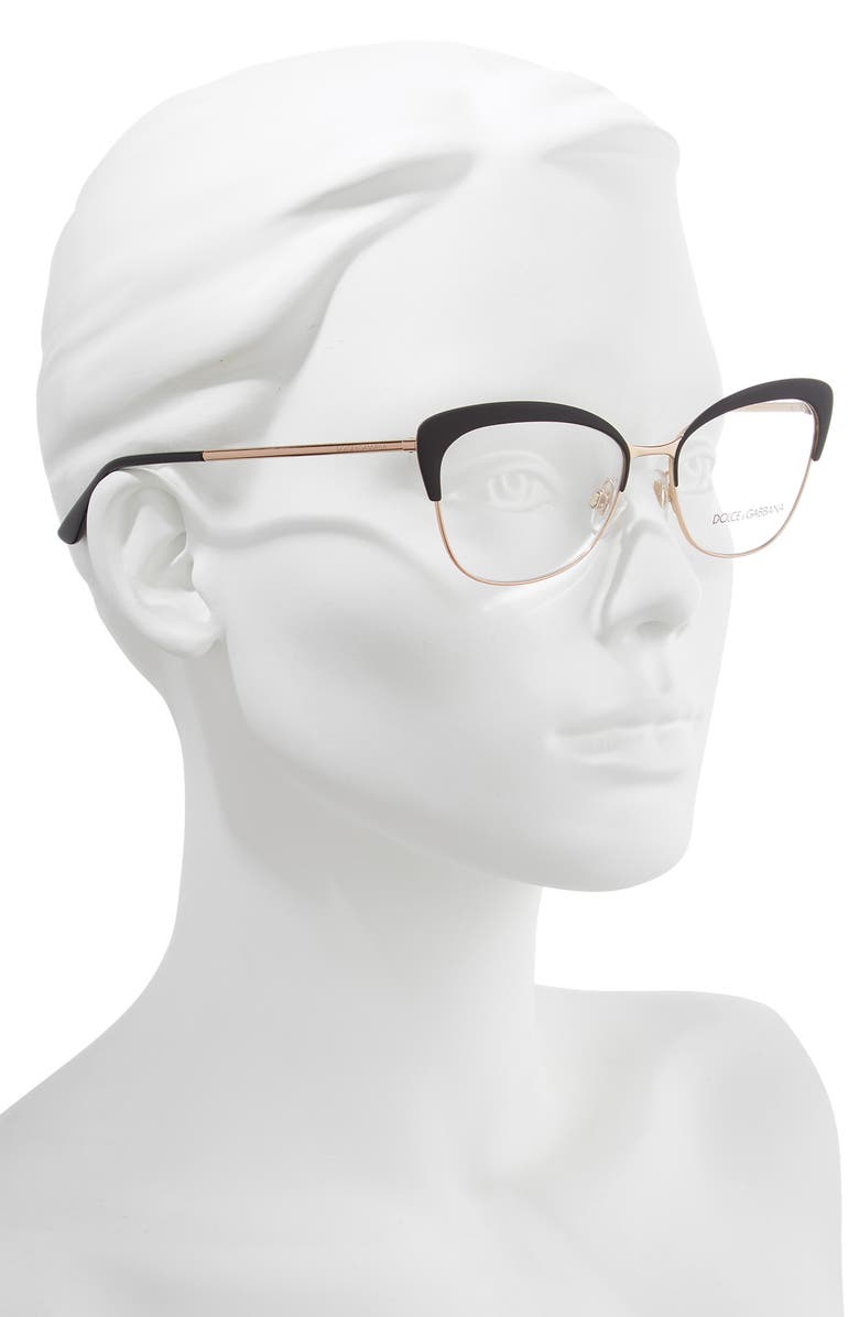 Dolce&Gabbana 54mm Optical Glasses, Alternate, color, 