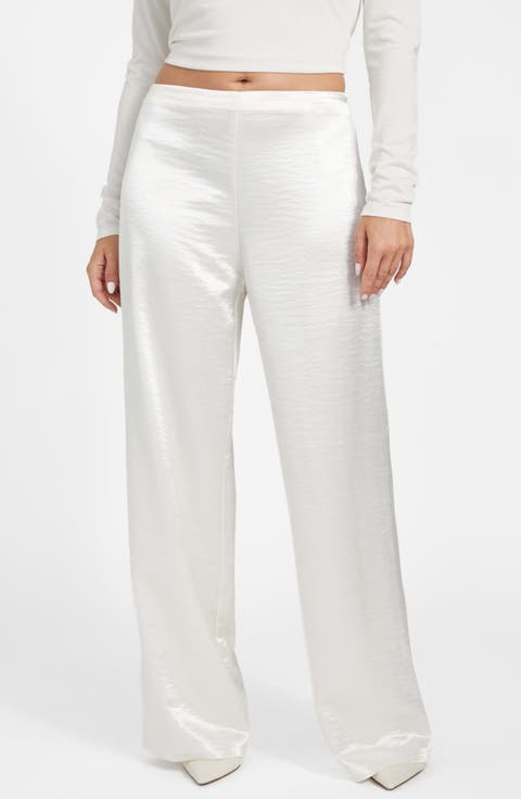 Julie High Waist Satin Pants
