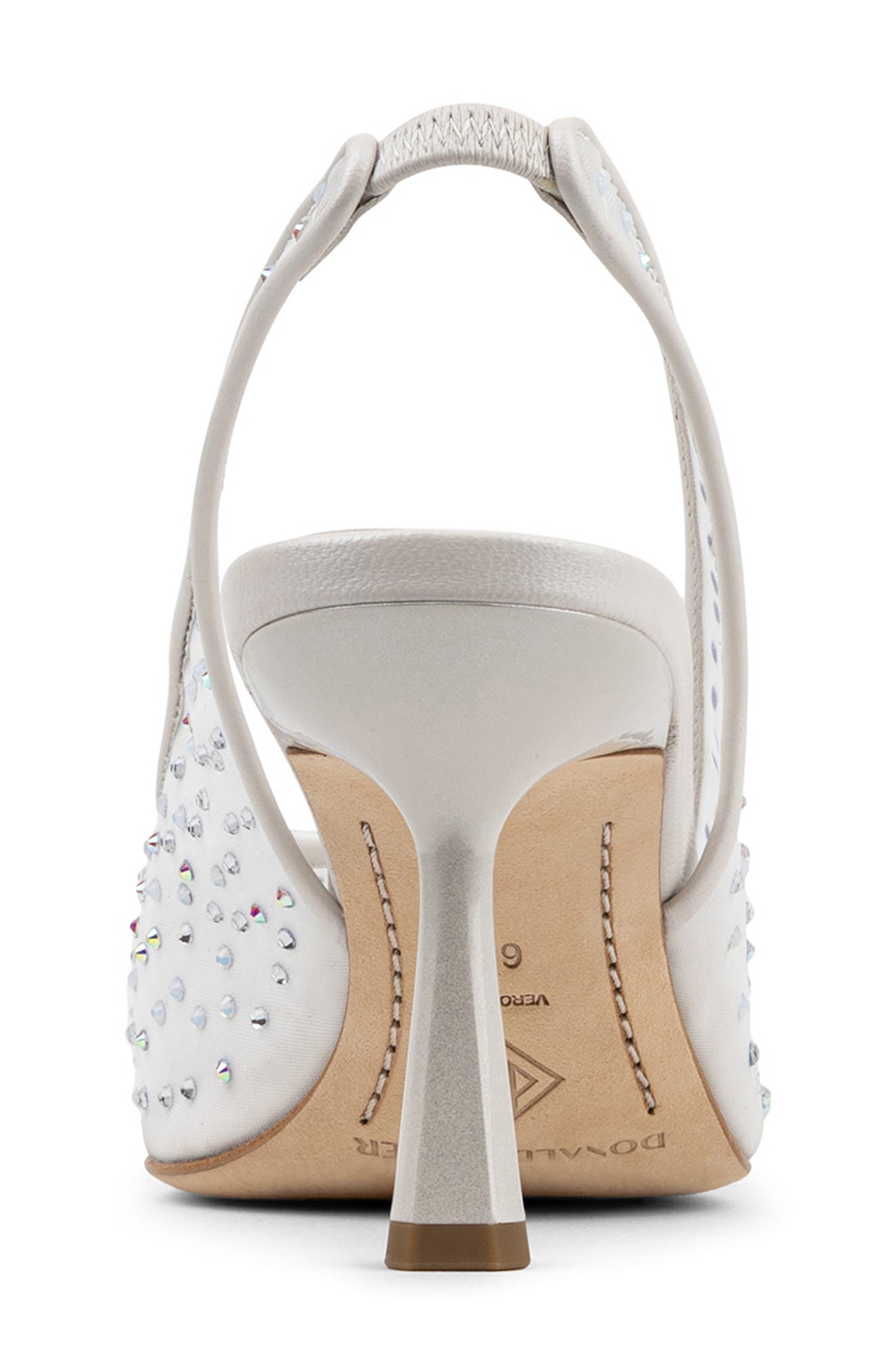 Donald Pliner Eloise Slingback Pointed Toe Pump, Alternate, color, Pearl