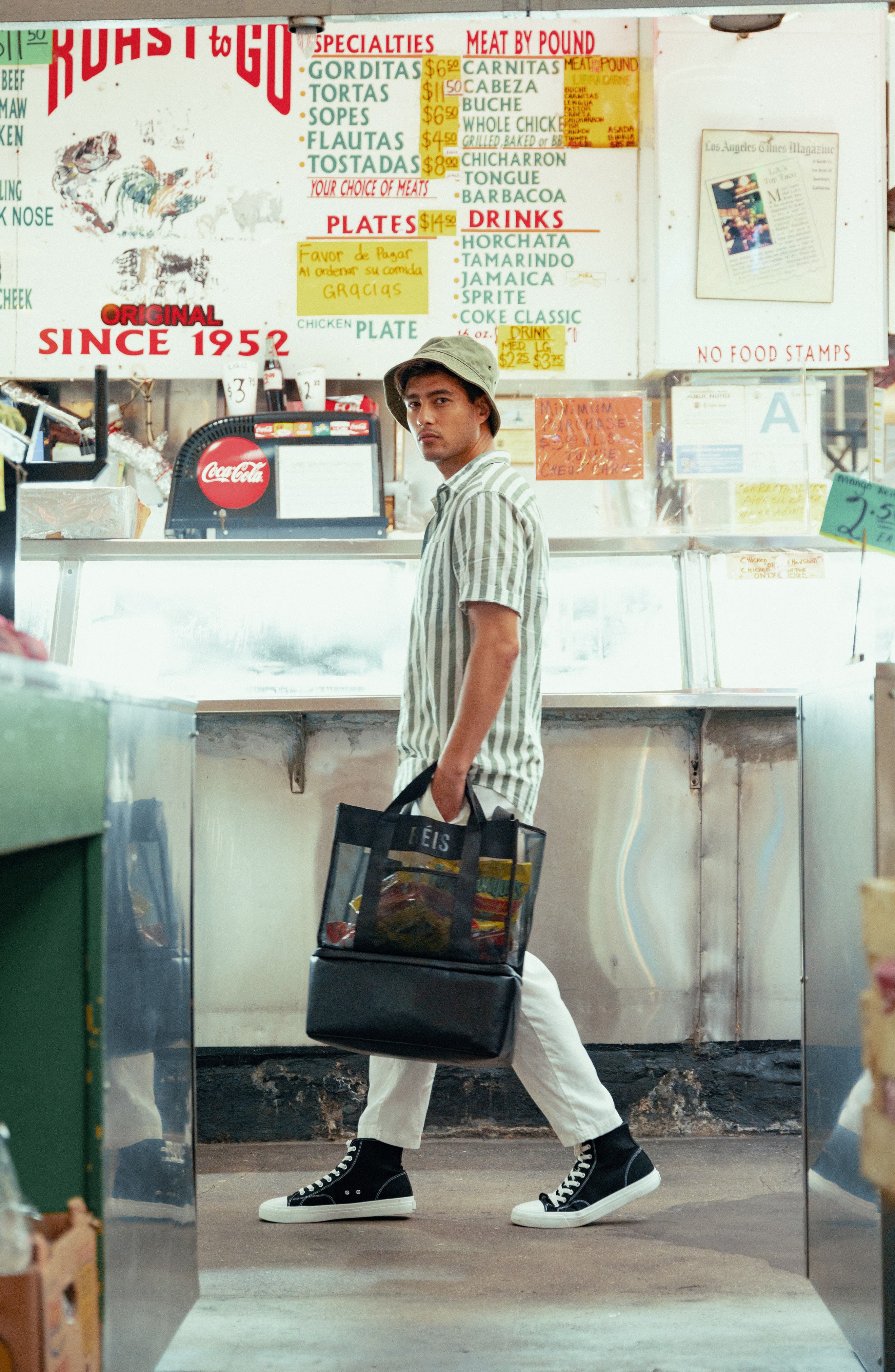 Béis The Mesh Cooler Tote, Alternate, color, 