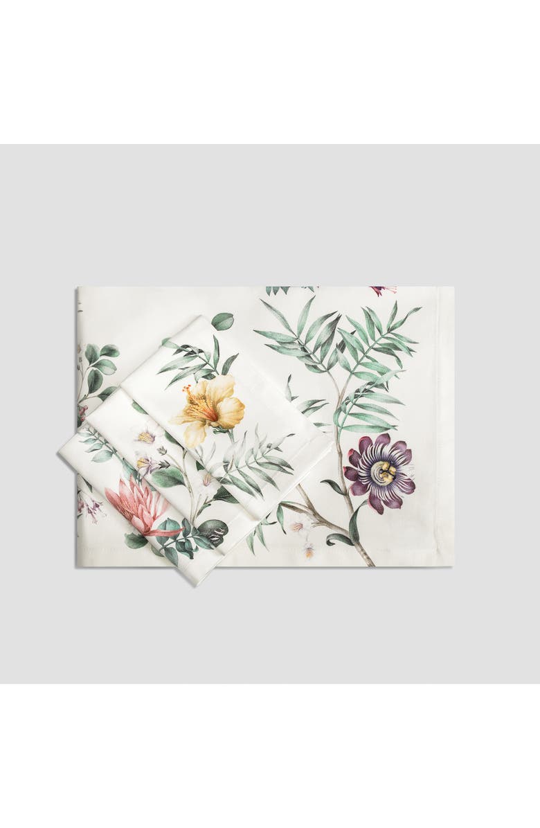 Togas Alfabia Tablecloth, Alternate, color, White