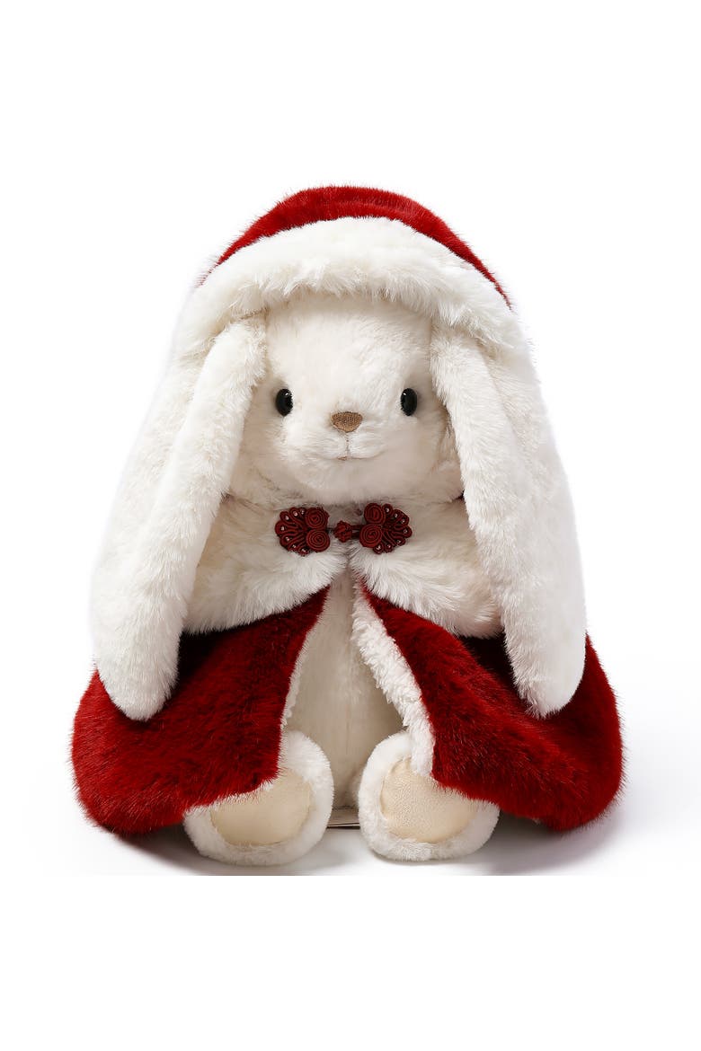 Smiling Rabbit 9.8in Plush, Main, color, Multicolored