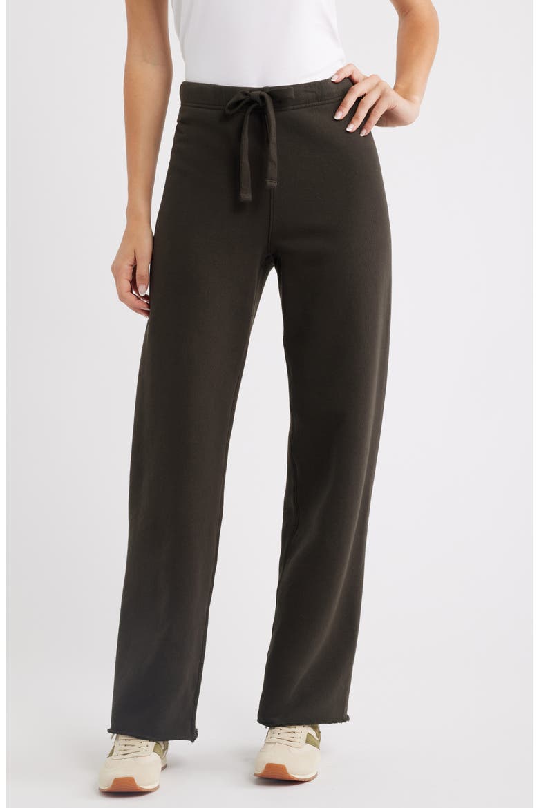 Catherine Cotton Sweatpants, Main, color, FOREST