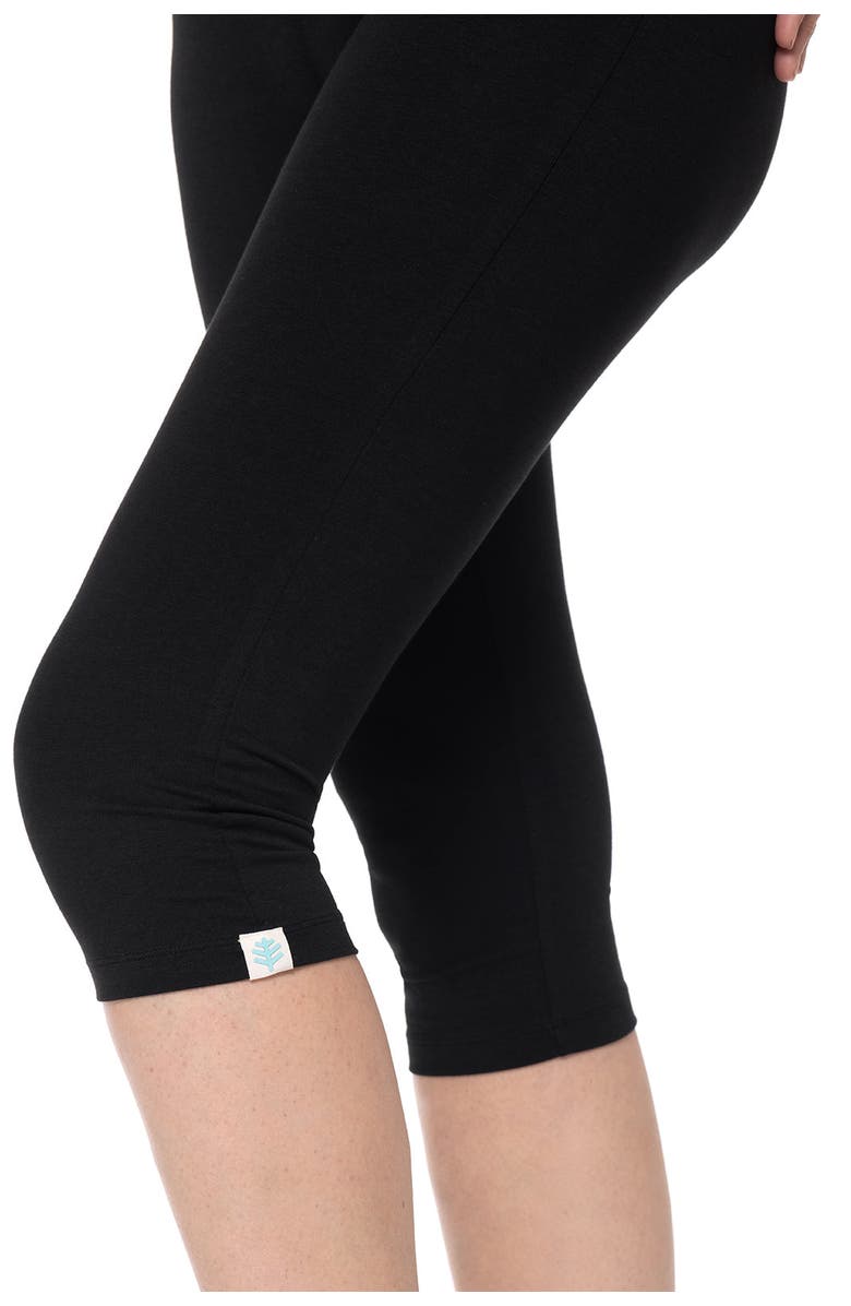 Coolibar Summer Capris - UPF 50+ Sun Protection - Monterey, Alternate, color, Black