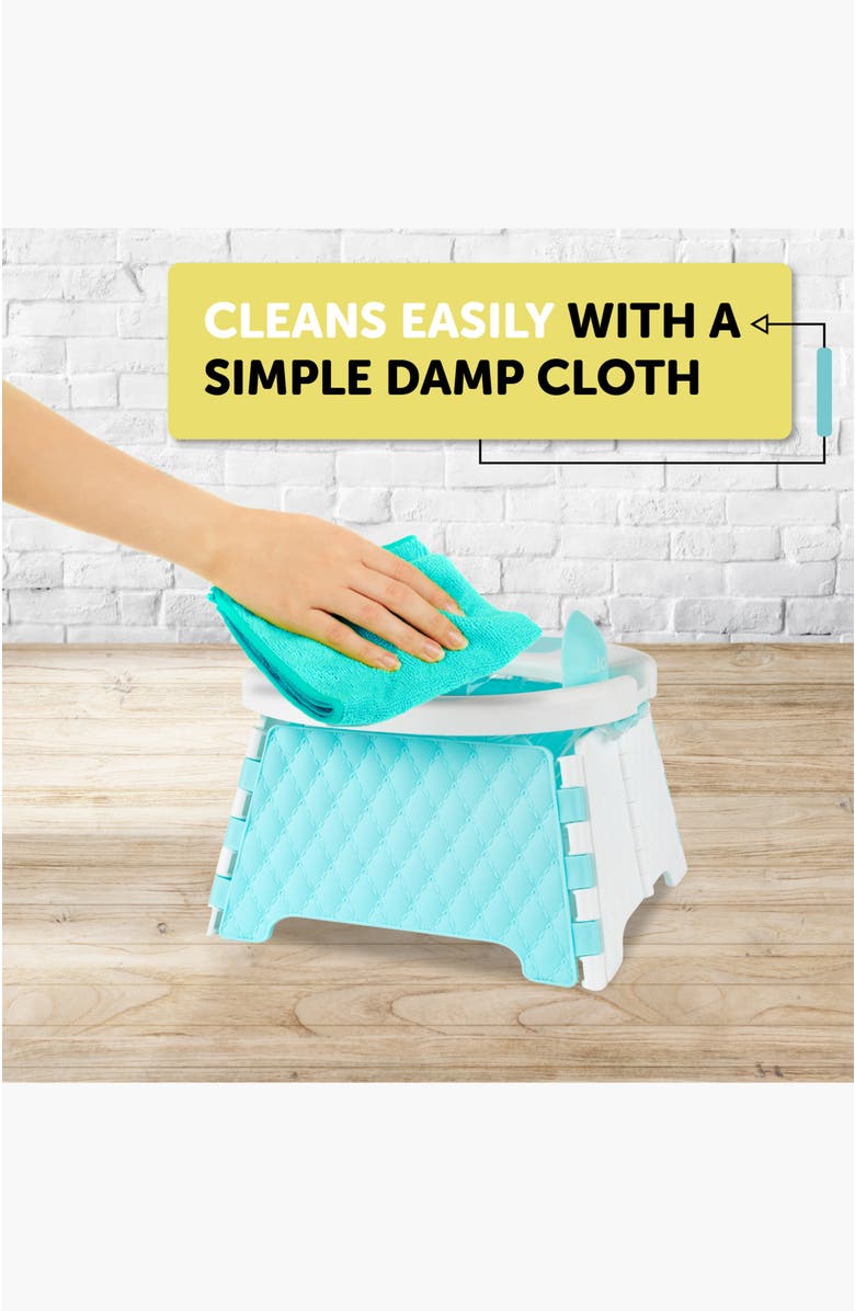 Jool Baby Portable Potty Chair with Travel Bag, Alternate, color, Aqua