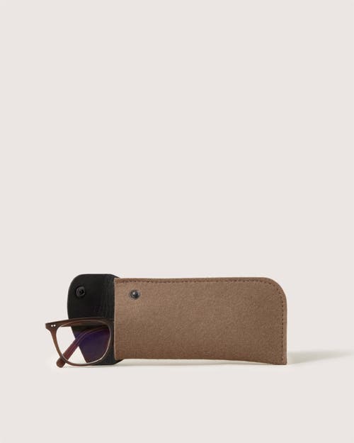 Graf & Lantz Graf Lantz Anzen Merino Wool Eyeglass Sleeve In Brown