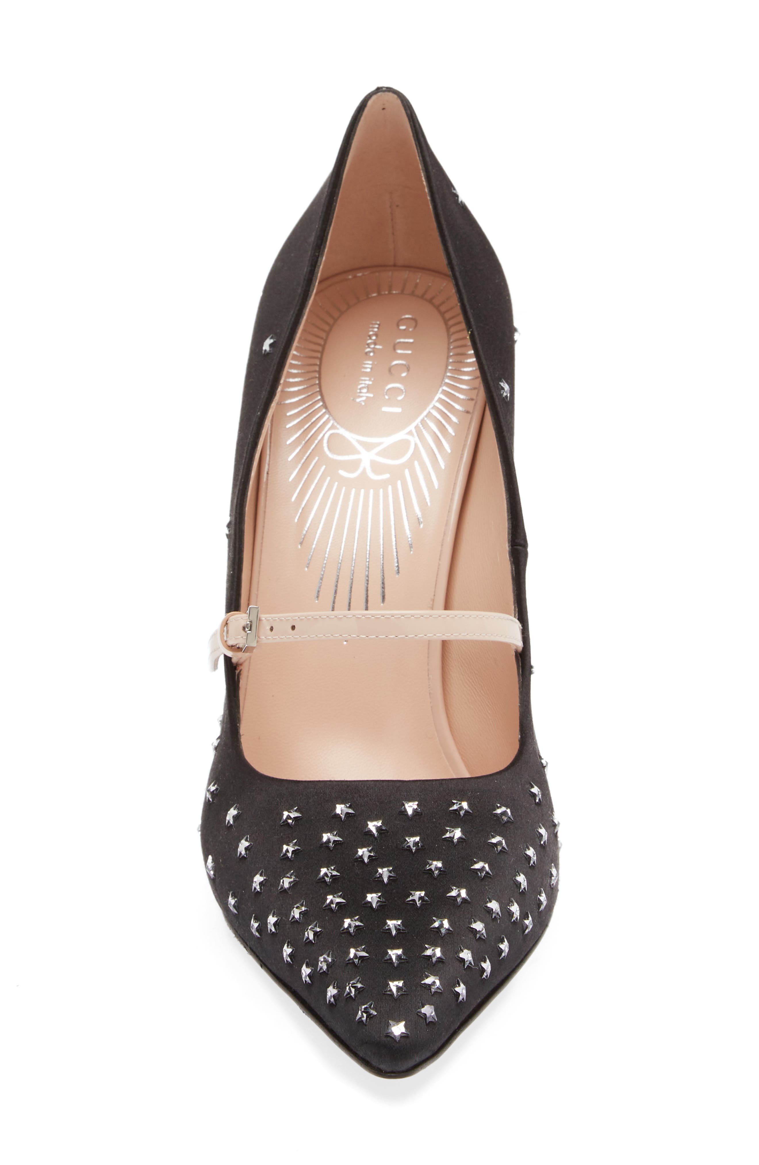 Gucci Jodie Star Spangled Satin Pump, Alternate, color, 