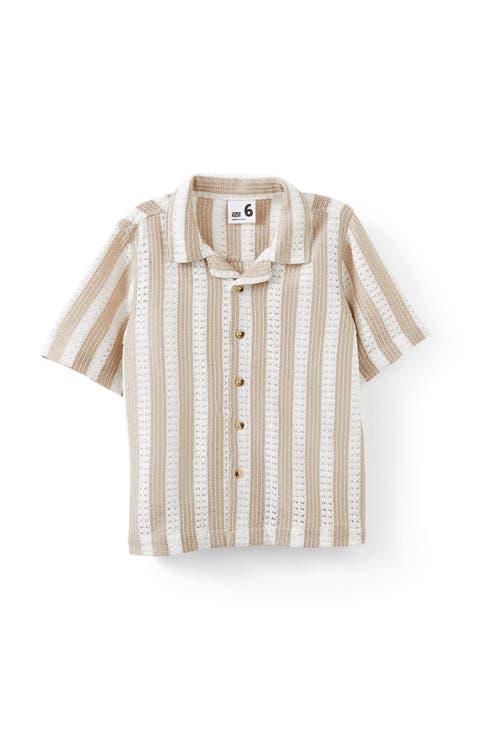 BOYS SHORT SLEEVE CABANA SHIRT OTTOMAN OPULENCE