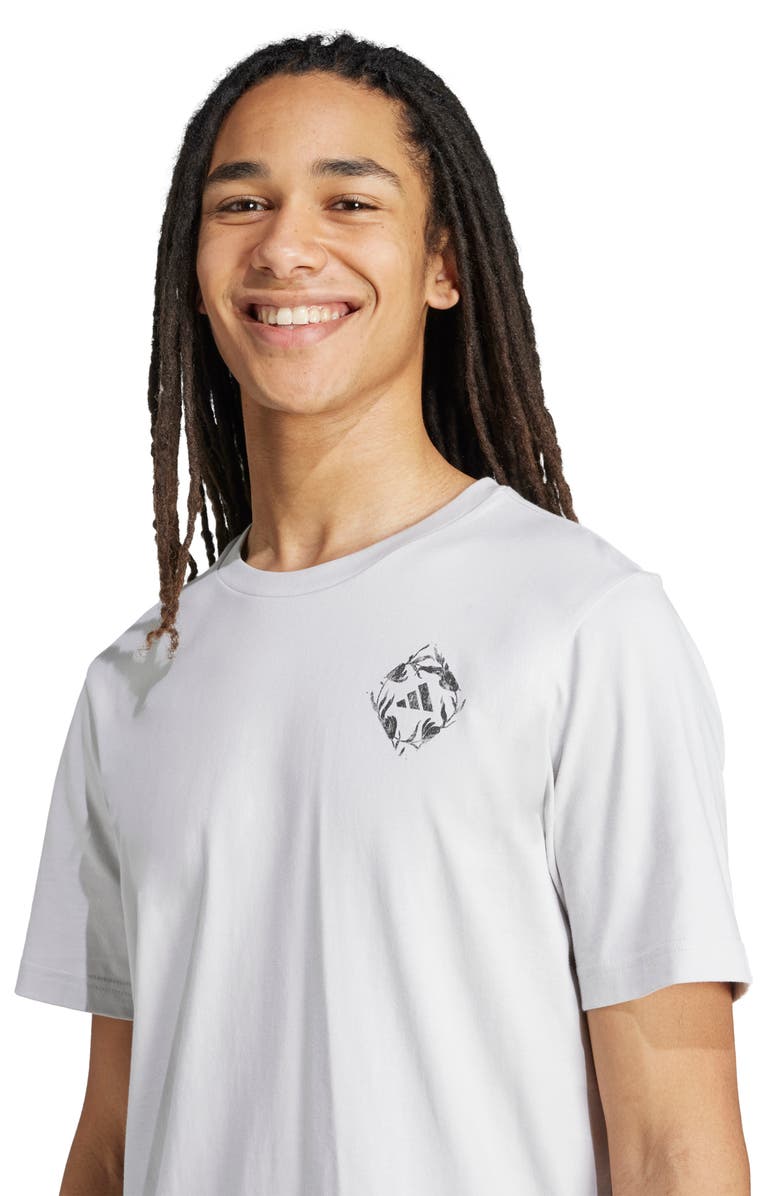 adidas House of Tiro Tulip Graphic T-Shirt, Alternate, color, Grey