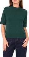 Vince Camuto Crewneck Short Sleeve Sweater
