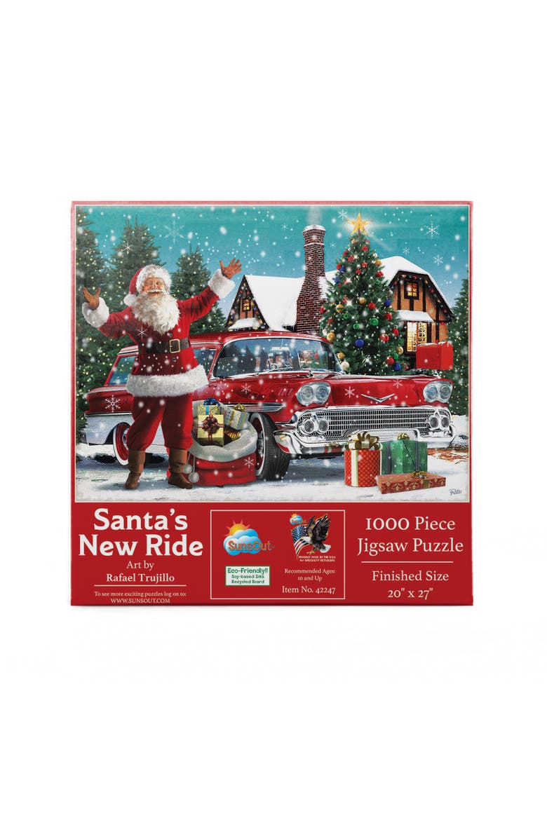 Santa's New Ride 1000 piece Jigsaw Puzzle for Adults, Alternate, color, Multicolor