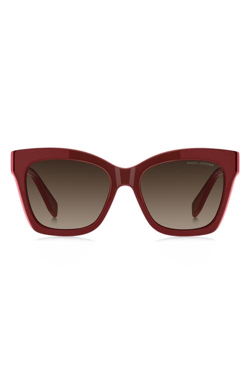 Marc Jacobs 54mm Cat Eye Sunglasses In Red