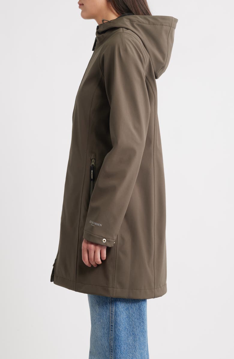 Ilse Jacobsen Daybreak Water Repellent Coat, Alternate, color, Wren