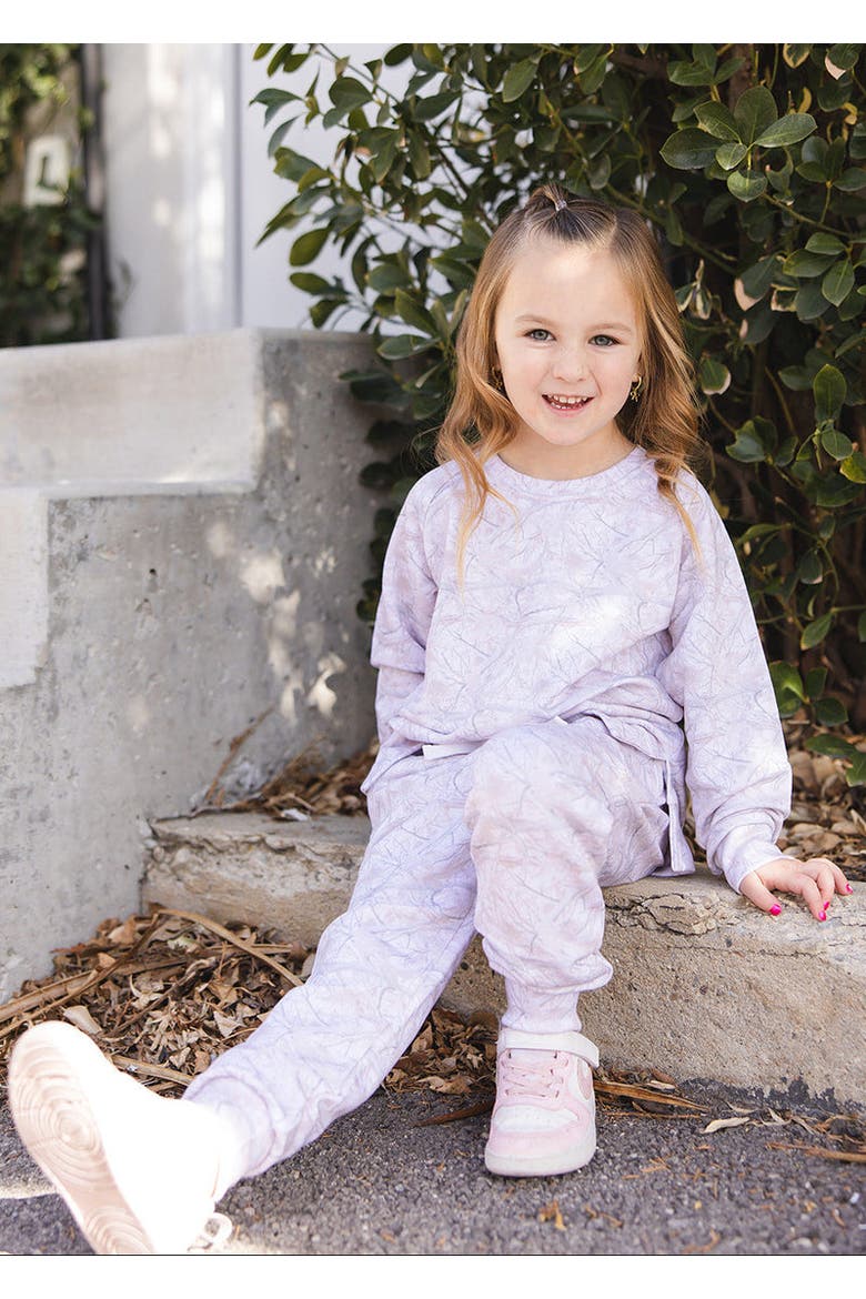 Baby Sweatshirt and Jogger Set, Alternate, color, White Oak Camo