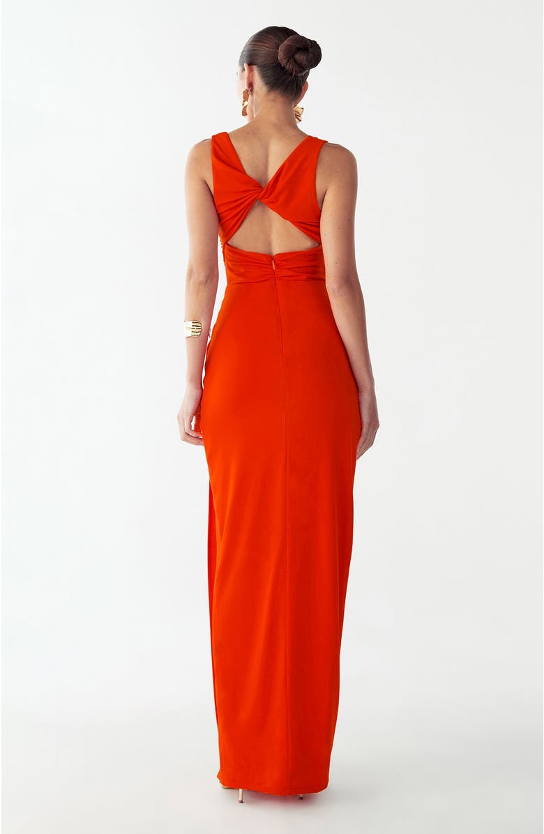 BWLDR Fallen Maxi Dress, Alternate, color, Coral