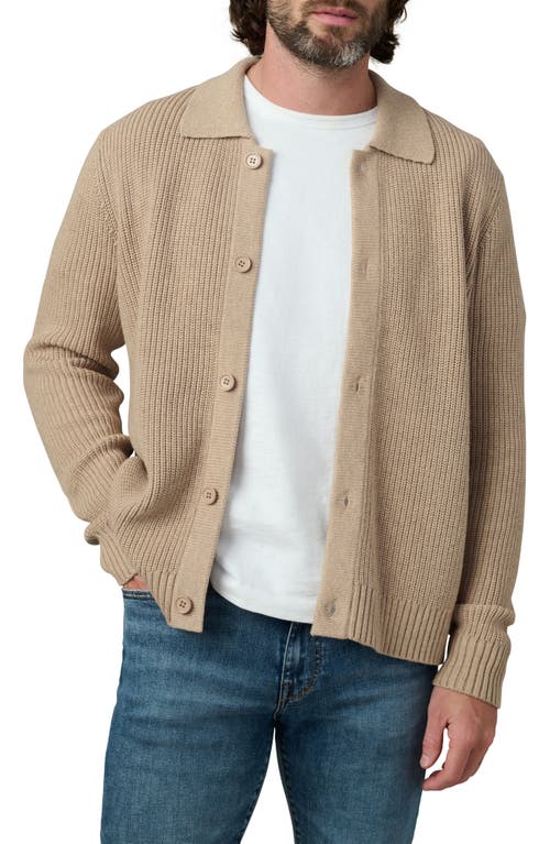Joe's Cassian Full Button Cardigan In Brown