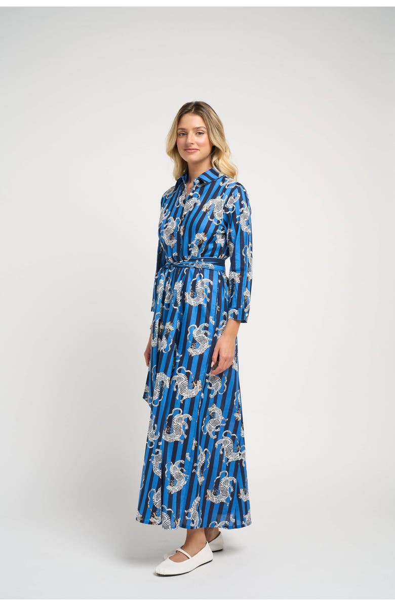 GUADALUPE DESIGN Luciana Tibet Dragon, Alternate, color, Aqua