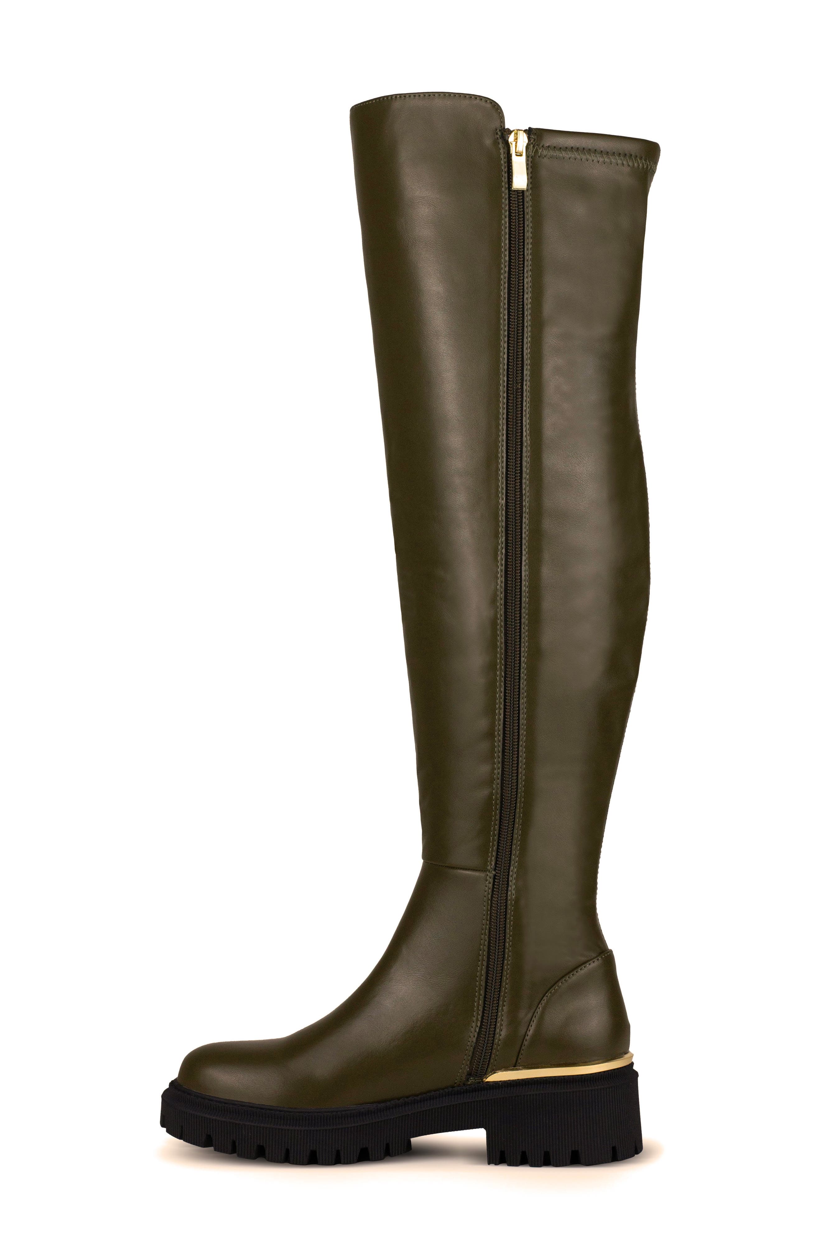 Freeport Over-the-Knee Boot, Alternate, color, OLIVE