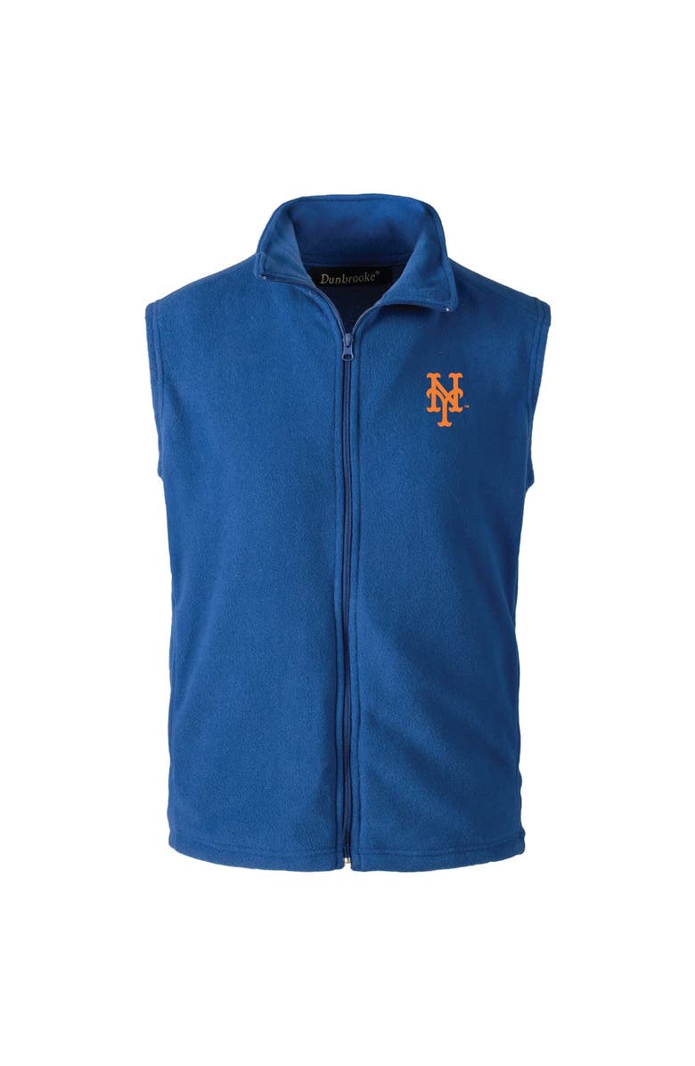 DUNBROOKE Men's Dunbrooke Royal New York Mets Full-Zip Vest, Alternate, color, Royal