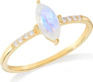 YS GEMS Marquis Gemstone Ring