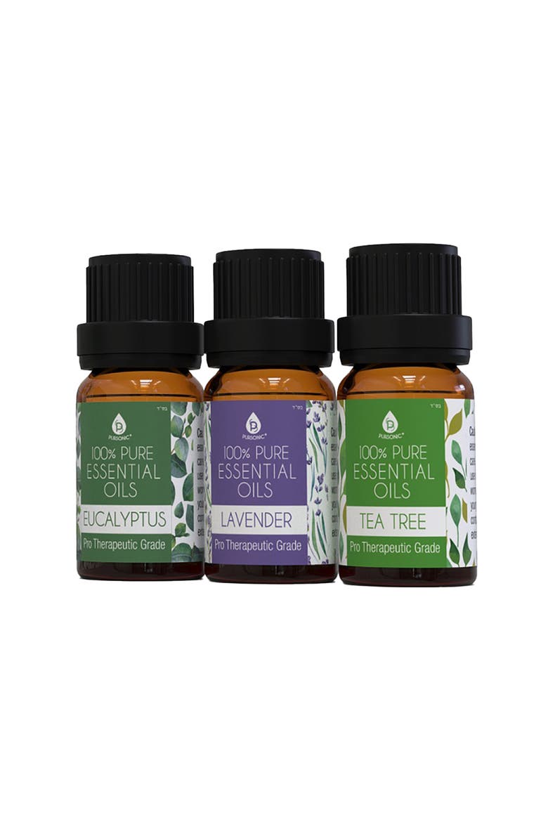 3-Pack Essential Oils: Eucalyptus, Lavender & Tea Tree, Alternate, color, Multicolor